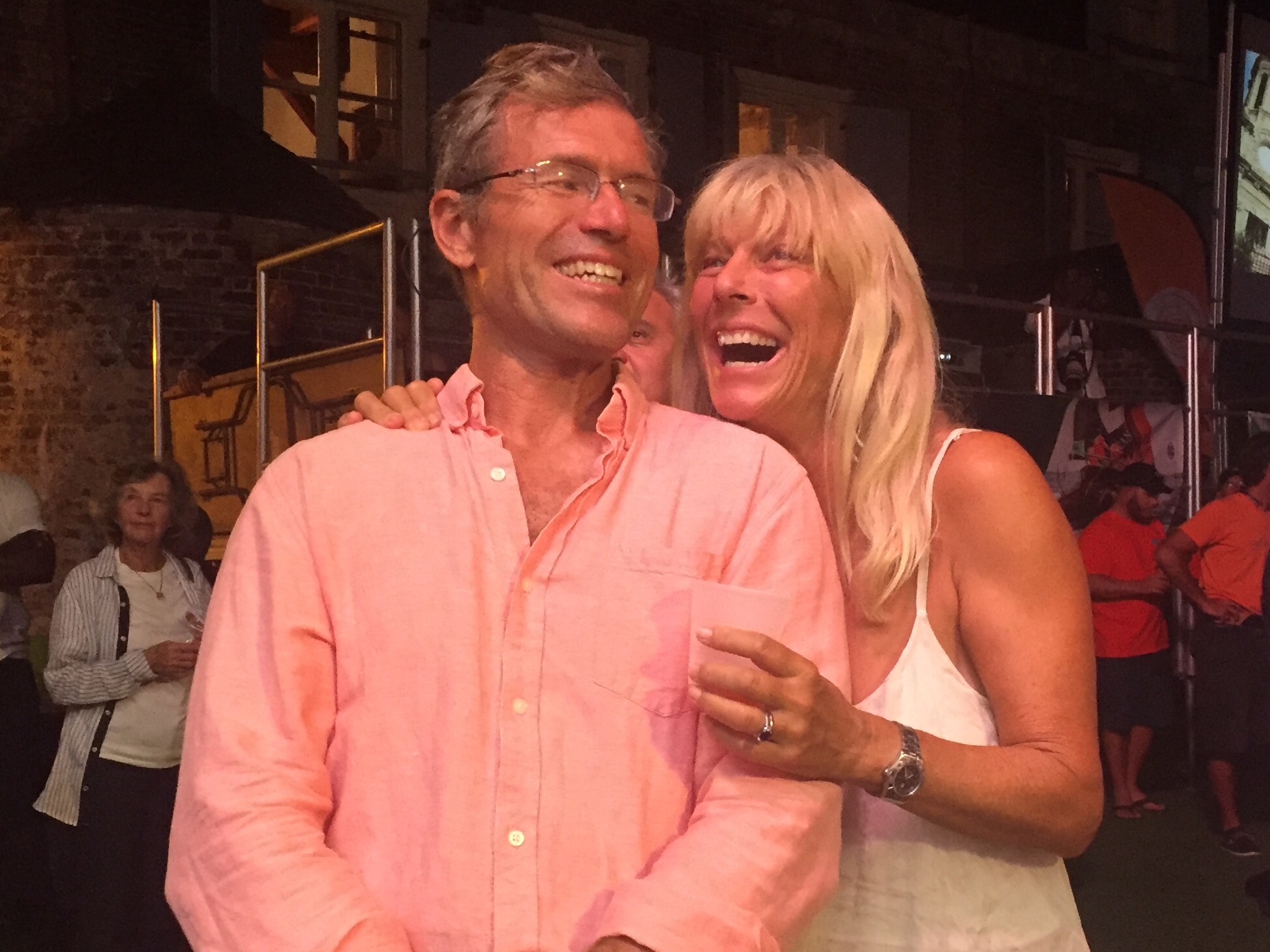 What did you say to Annie to make her laugh like that Eric?