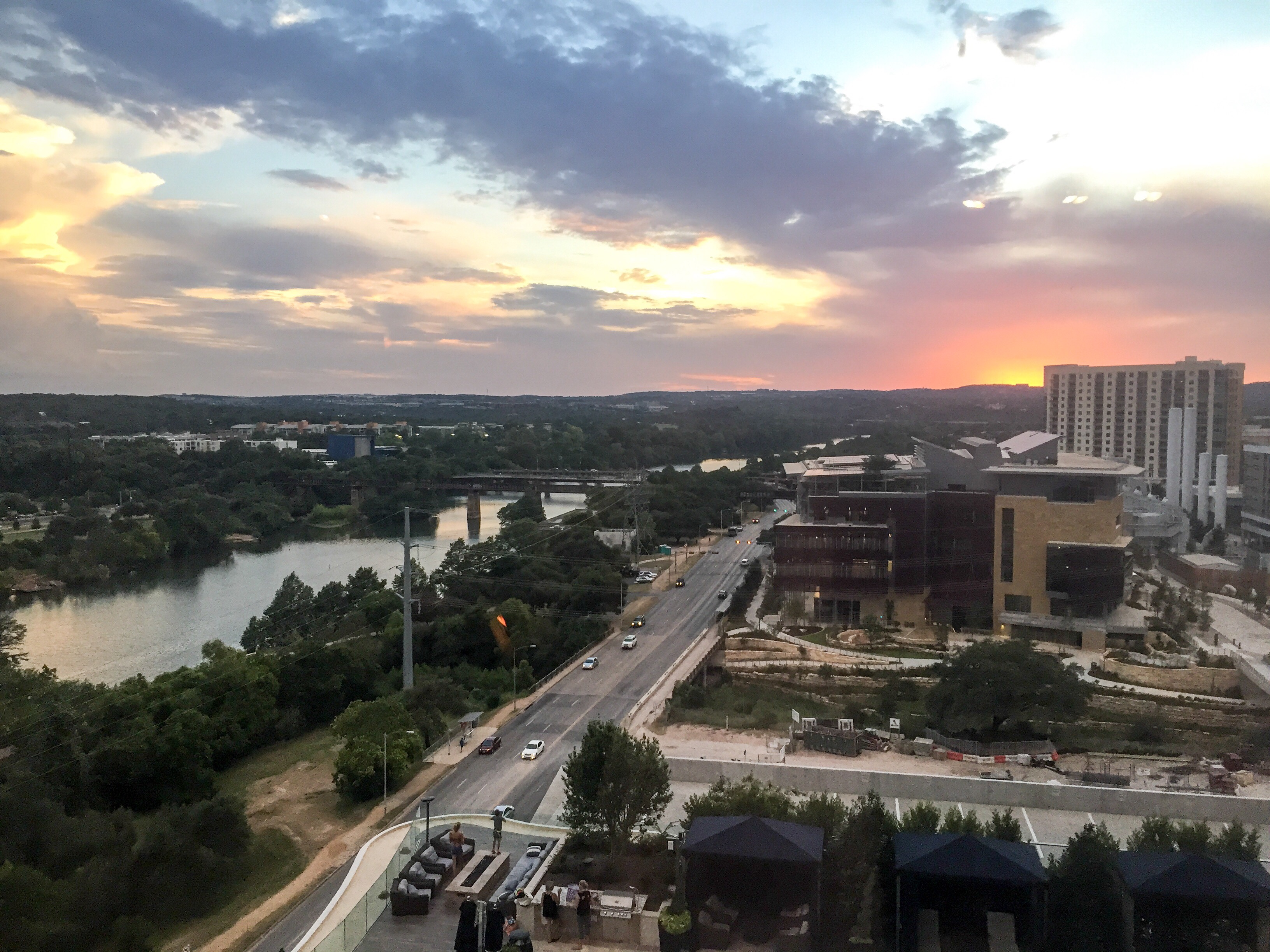 View from Heather and Michael's place!