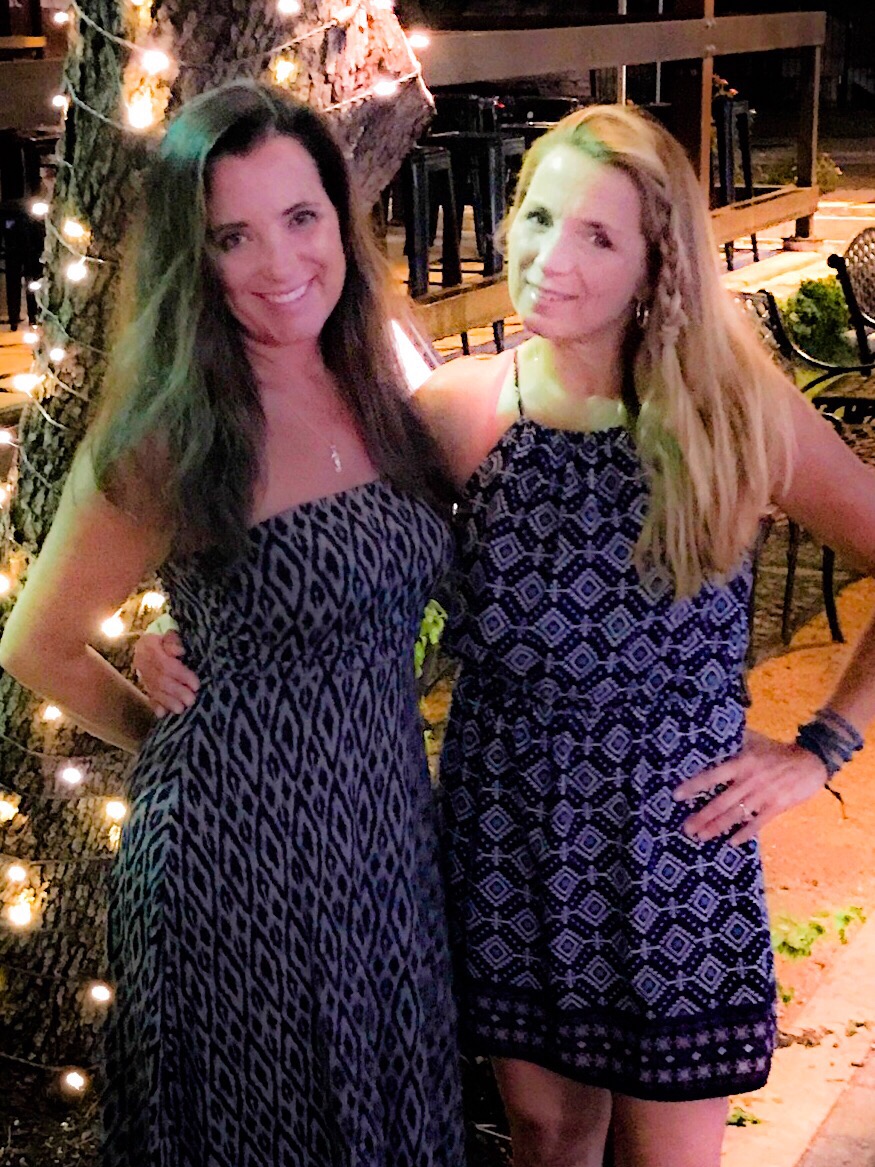 Kimberly and I out Moonshine Grill.