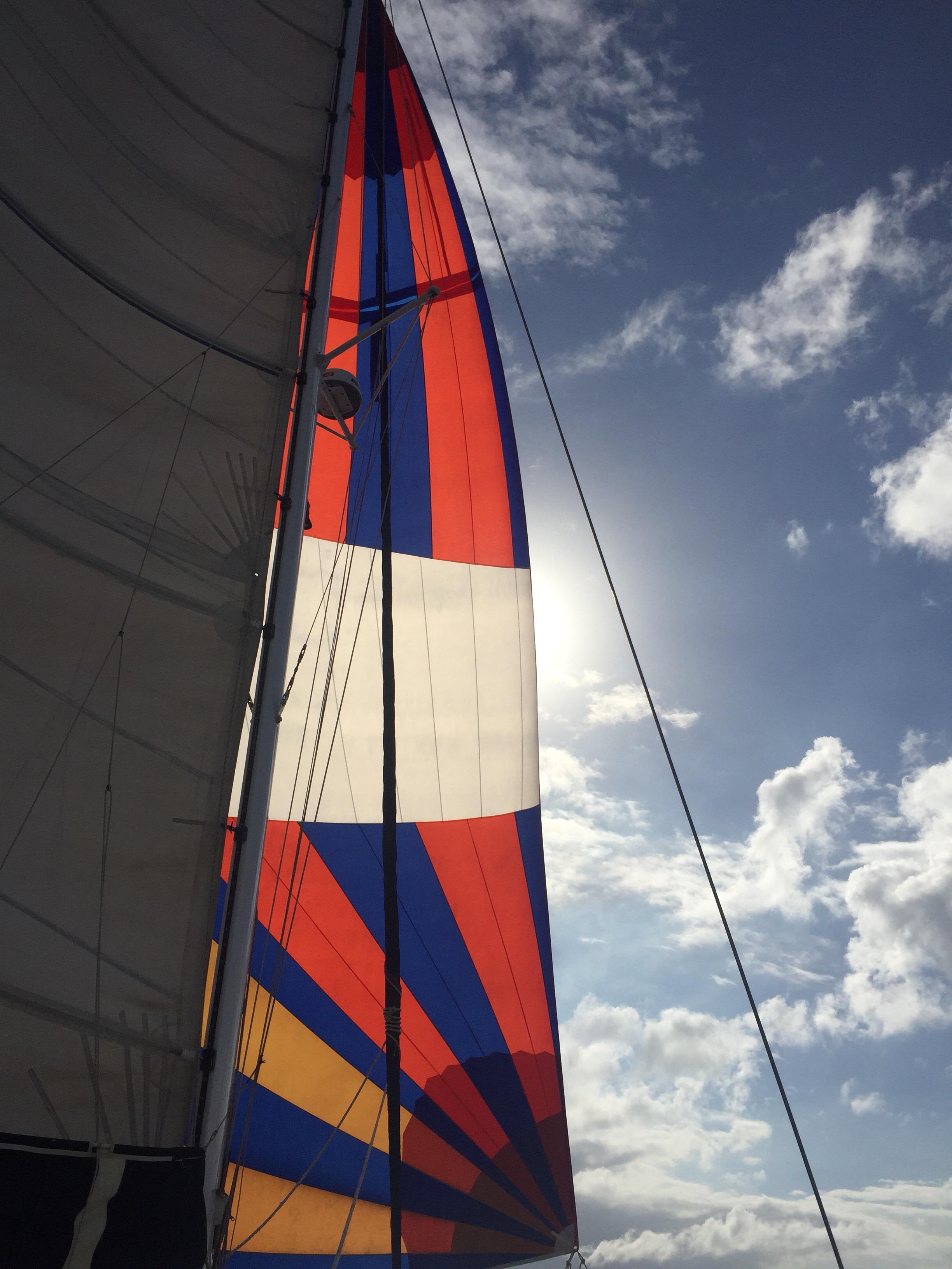 Columbia Passage with Small Spinnaker