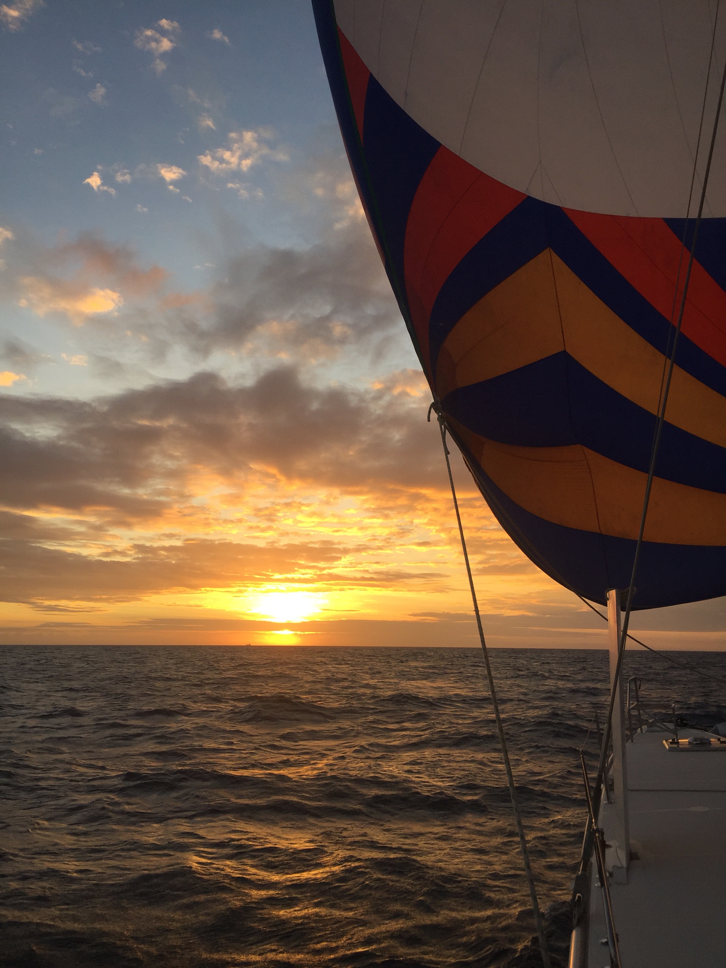 Sunset on first night.