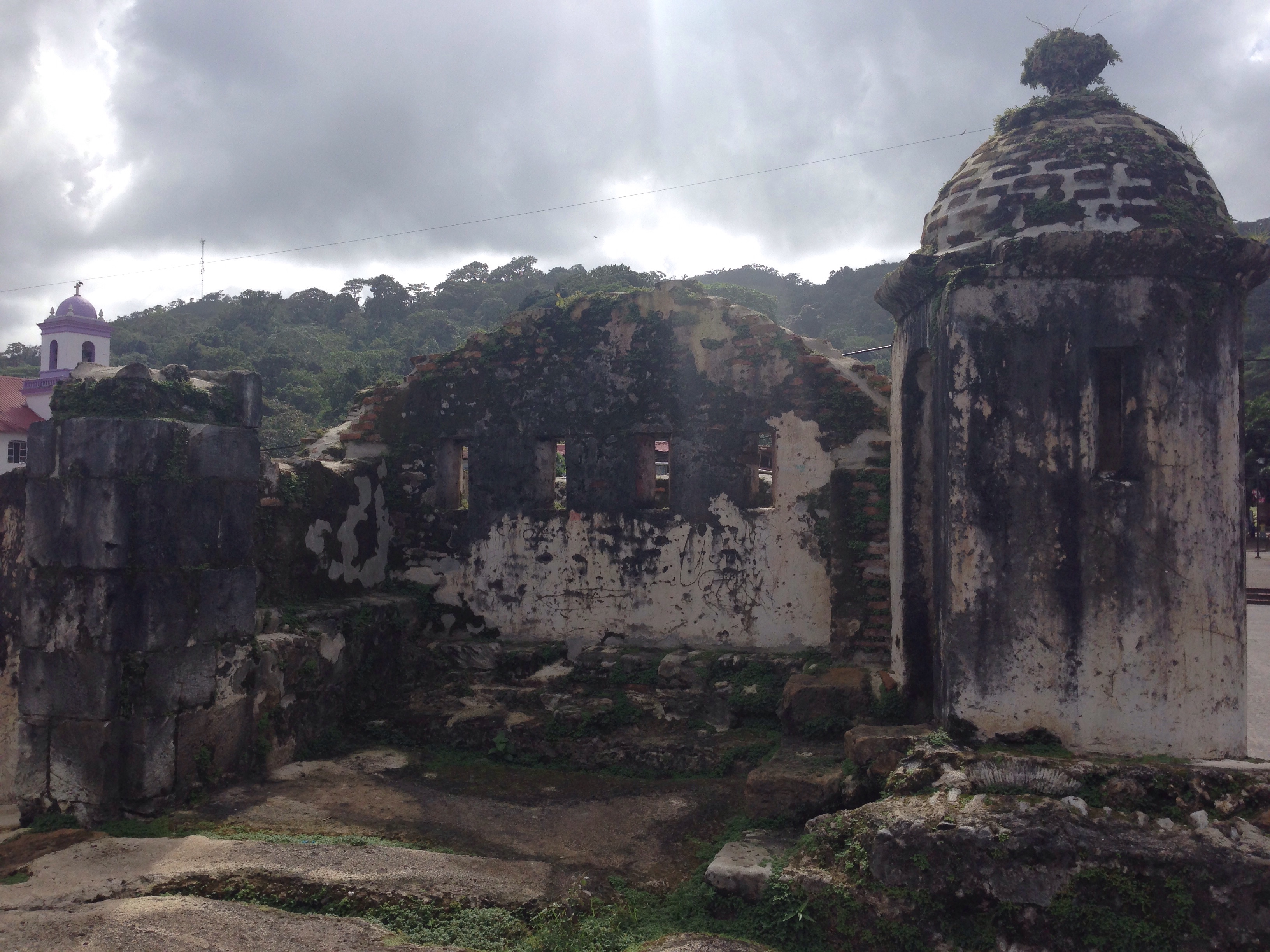 Inside Fort San Lorenzo.