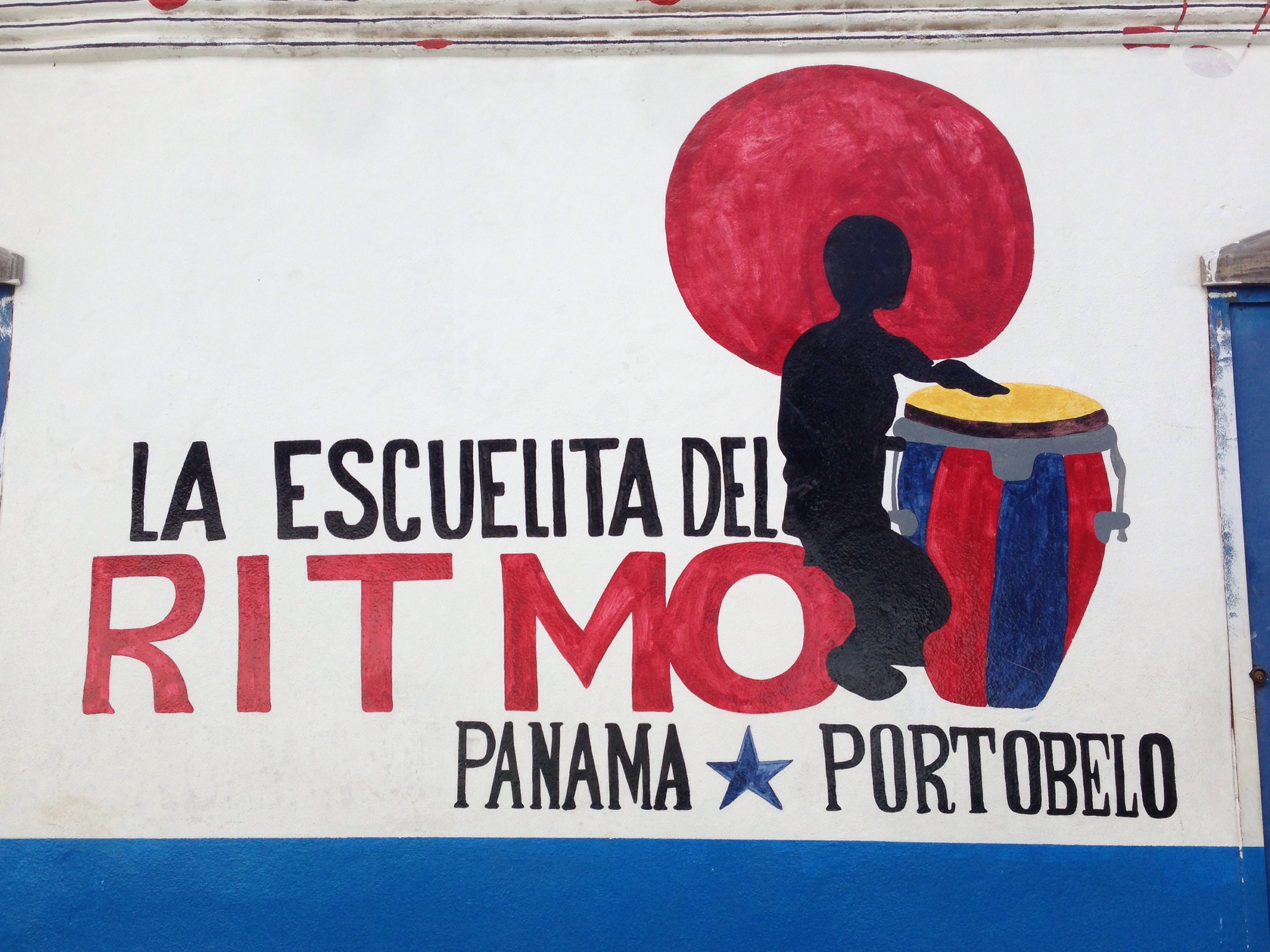 The little school of rhythm in Portobello, Panama.