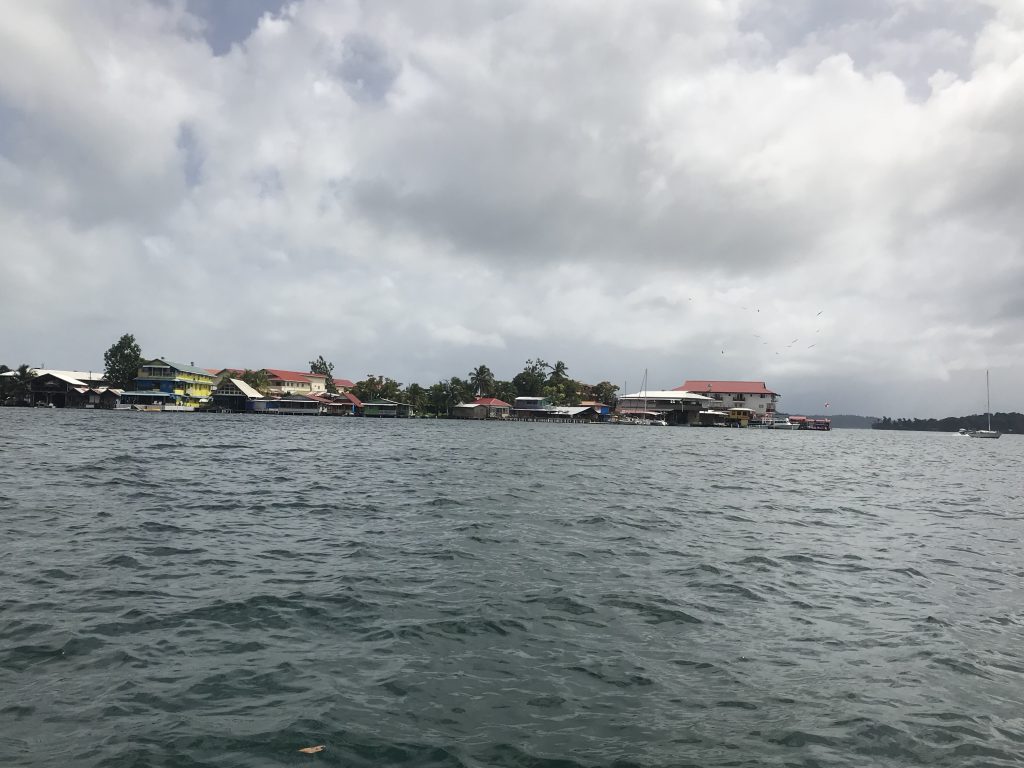 Bocas Town waterfront view.