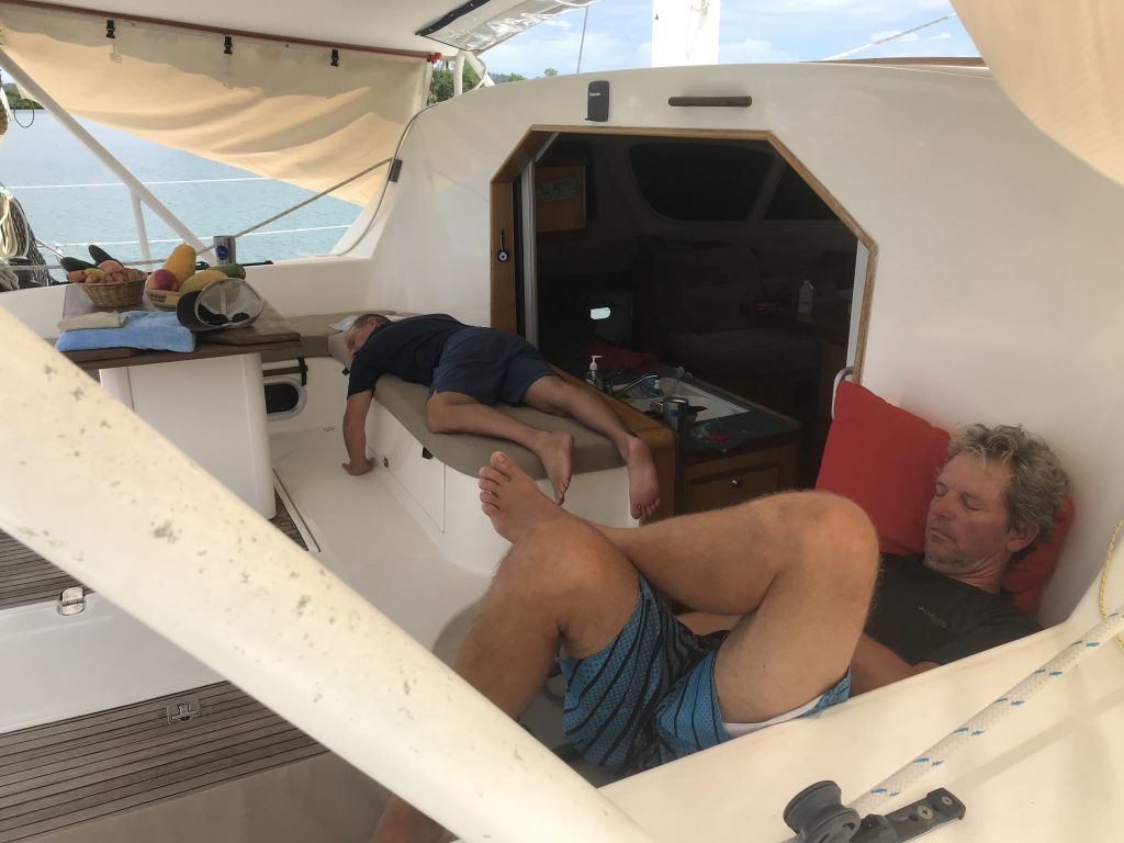 Morning Siesta after Breakfast