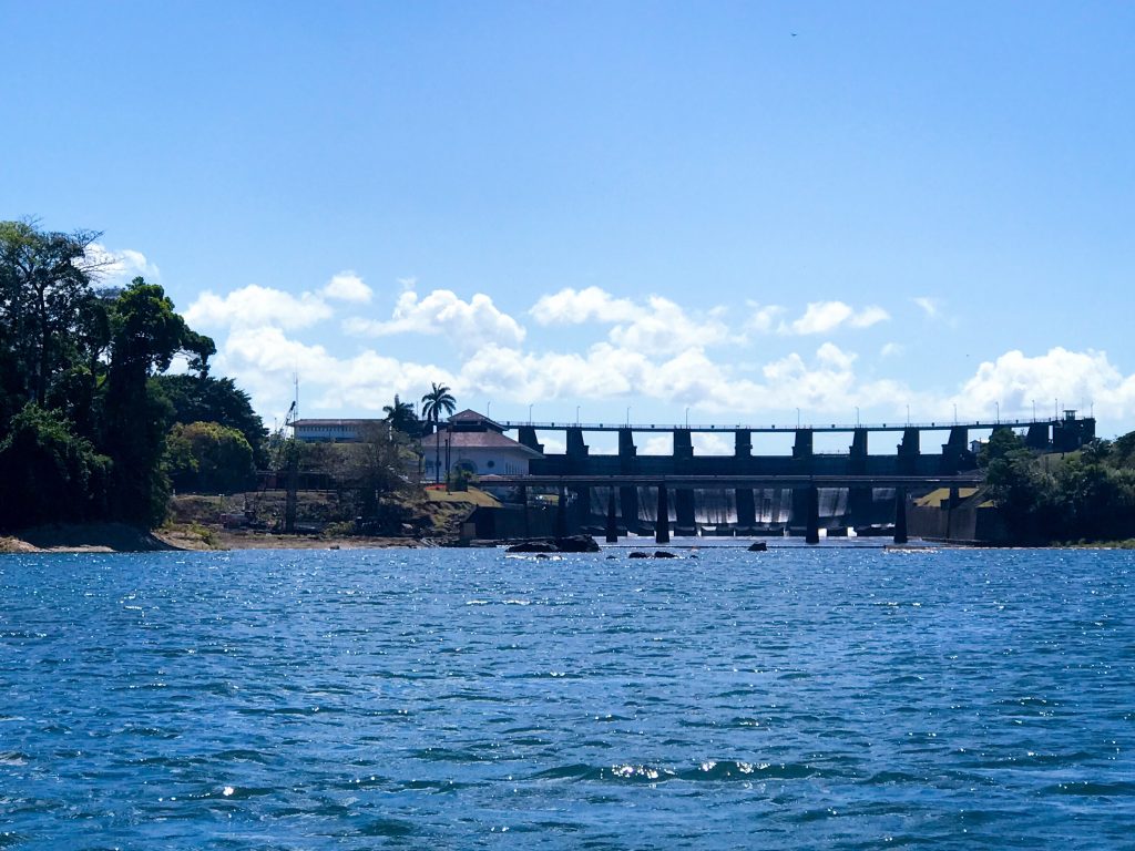 Gatun Dam from Rio Chagres