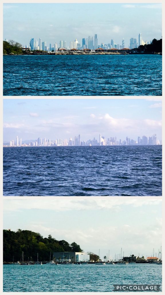 View of Panama City and La Playita on the bottom
