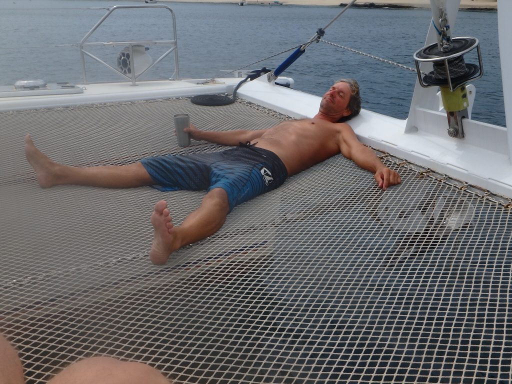 Matt enjoying some down time.