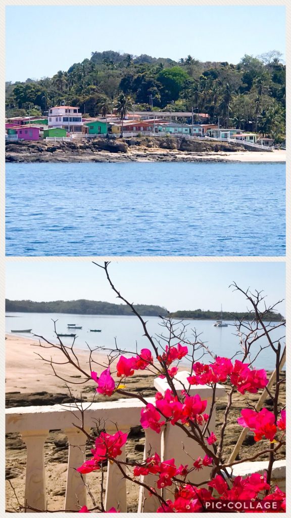 Pedro Gonzales and the colorful houses