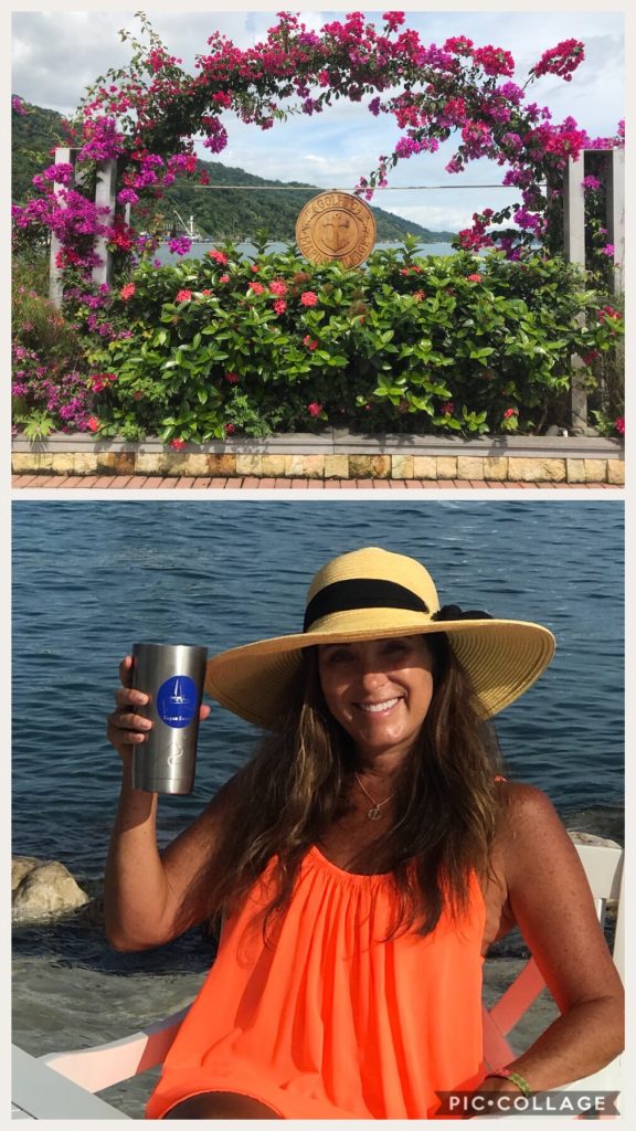IGY Golfito Marina and Me Enjoying a cold drink in the water