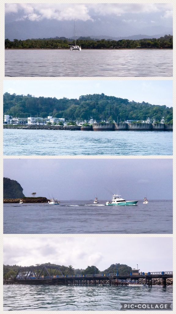 Quepos in front of MPV Marina.