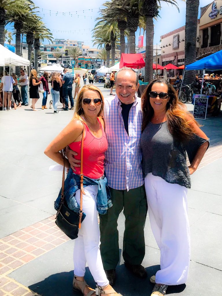 Dad, Kimberly and I at Hermosa Fresh Market