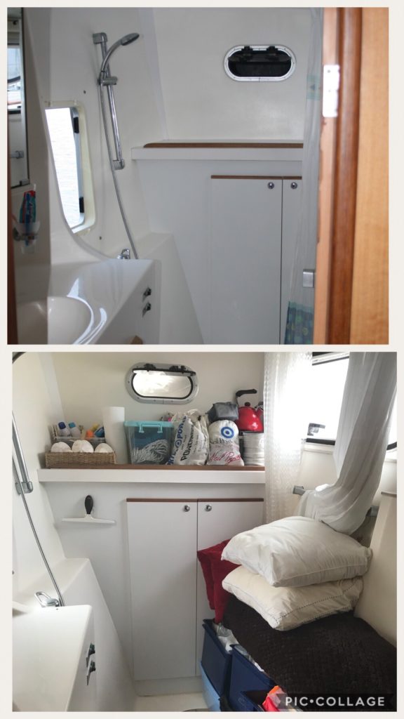 Master Head (Bathroom) before and after