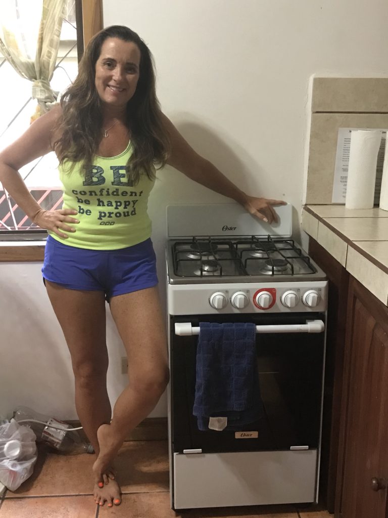Oven in our apartment
