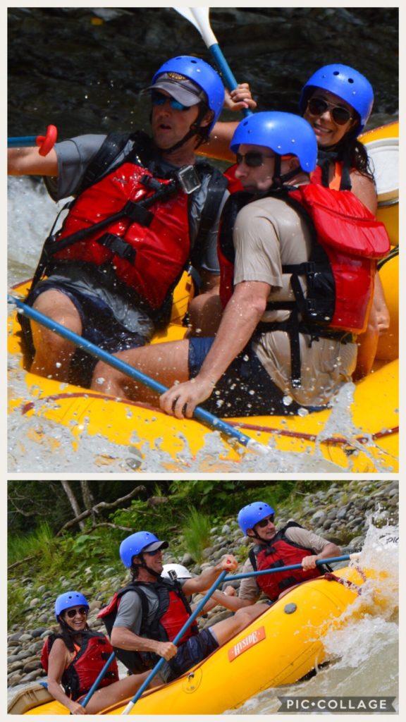 Matt, Wayne and I Rafting