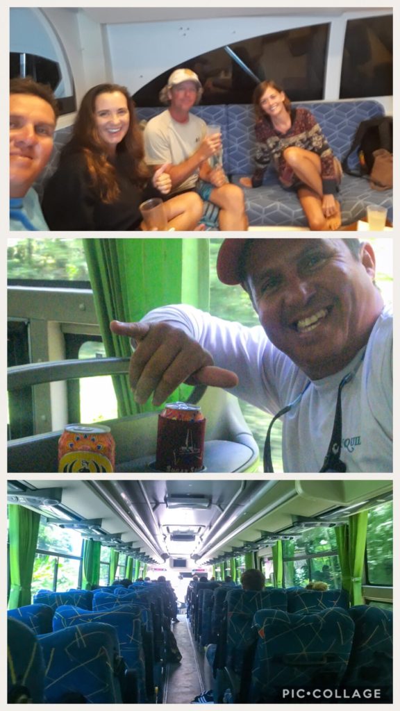 The Celebration and Bus Ride Home