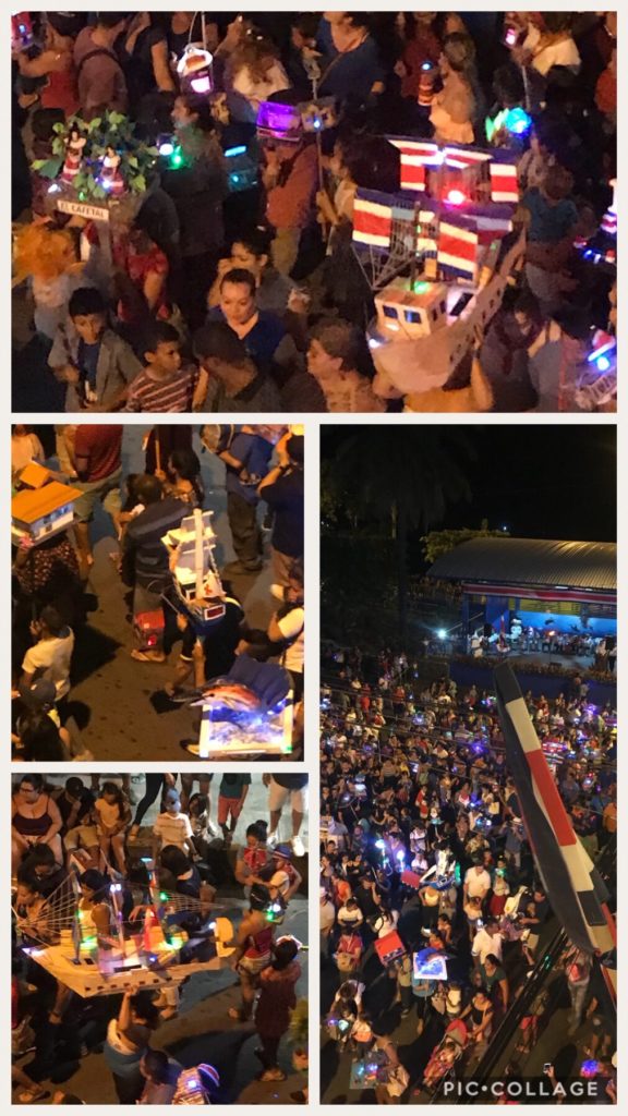 Quepos Independence Day Night Parade