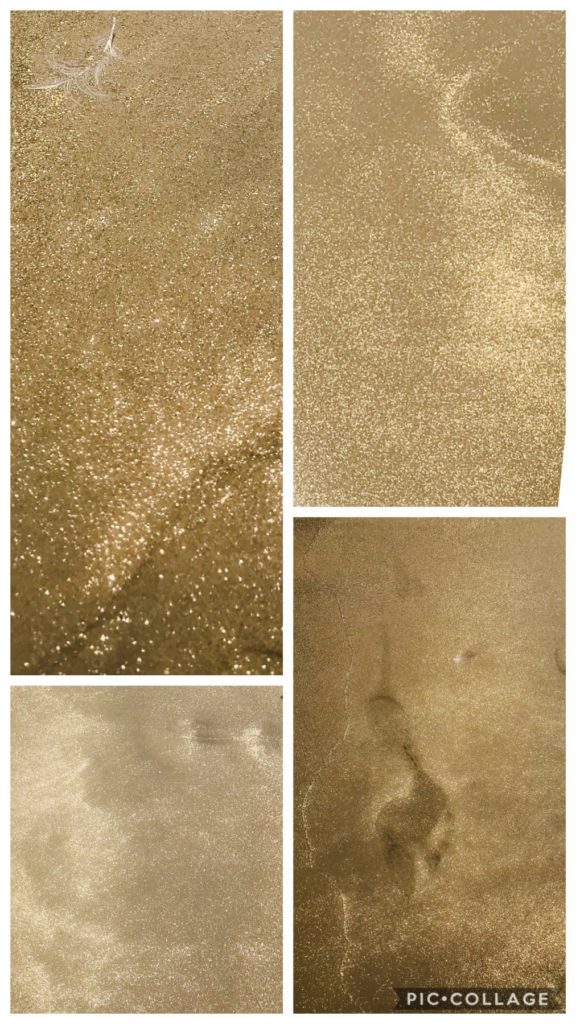 Gold flakes on Pichidangui's beach