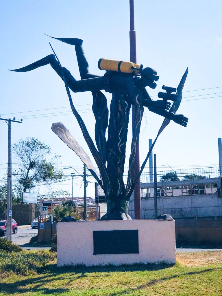 Scuba Statue in Quinter