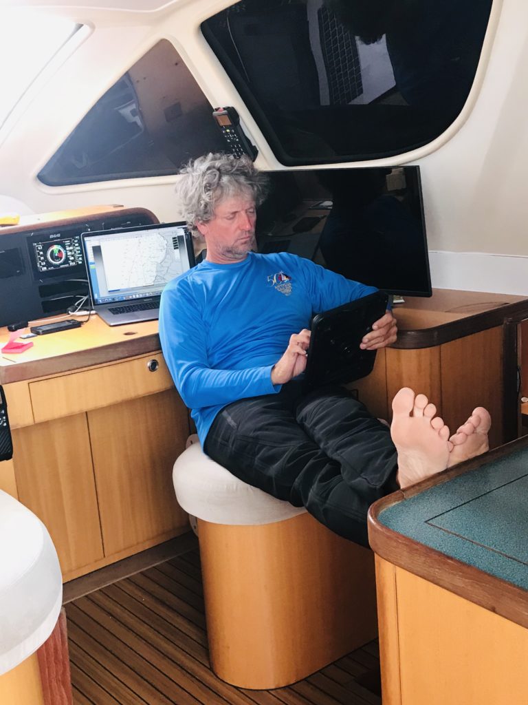Matt navigating from inside