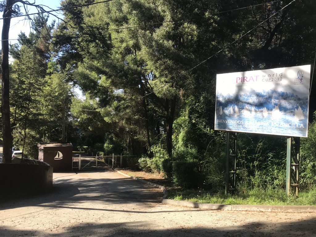 Entrance to Club de Yates Marina Estancilla