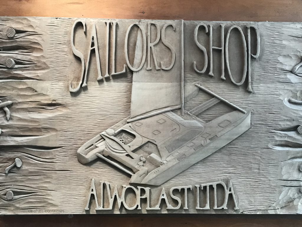 Alwoplast Wooden Carved sign
