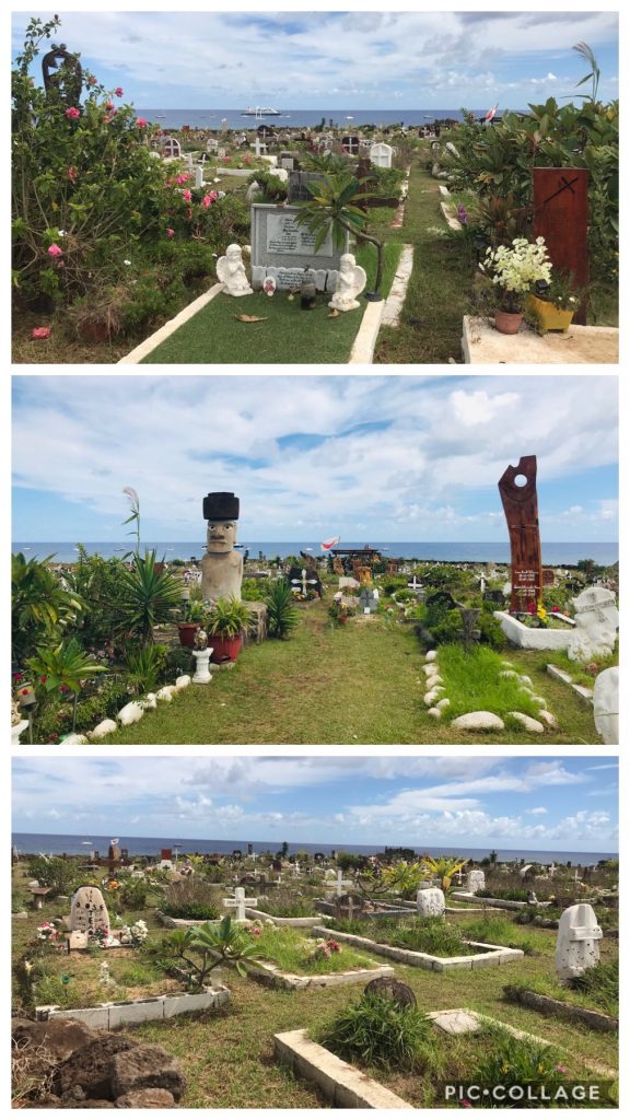 Cemetery with live gardens