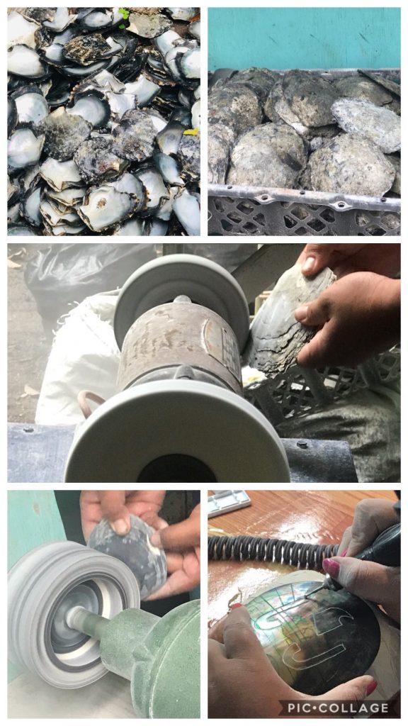 Process of Carving an Oyster Shell