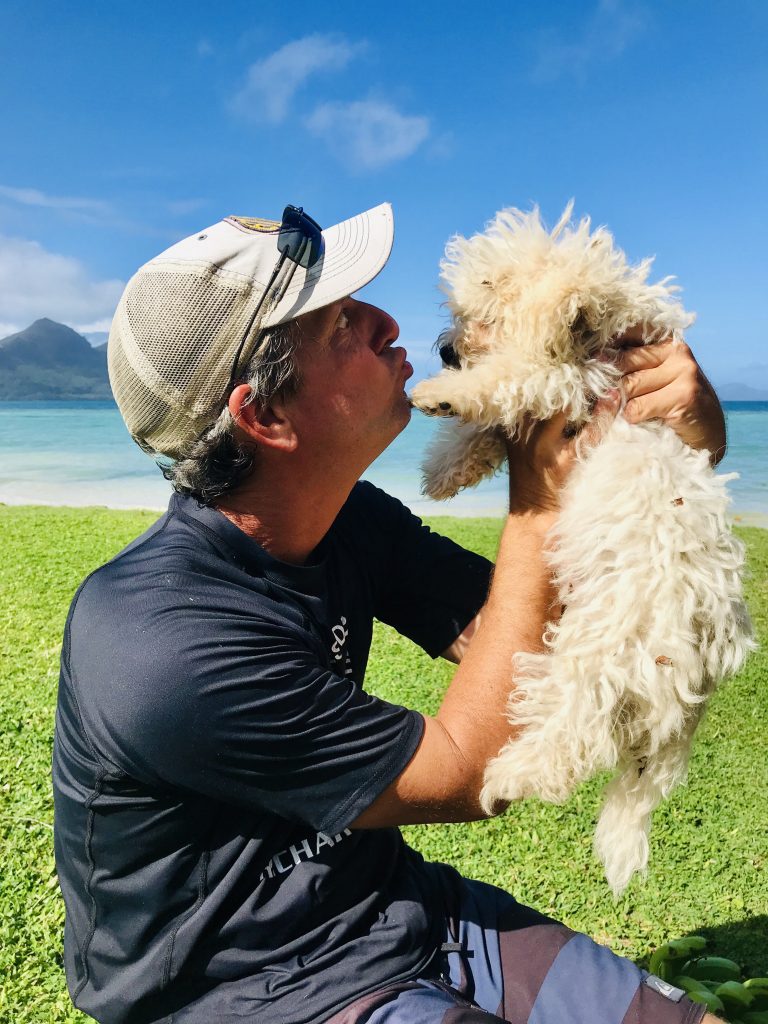 Matt and little Roxy