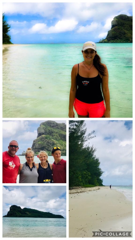 Beautiful beach found on our hike