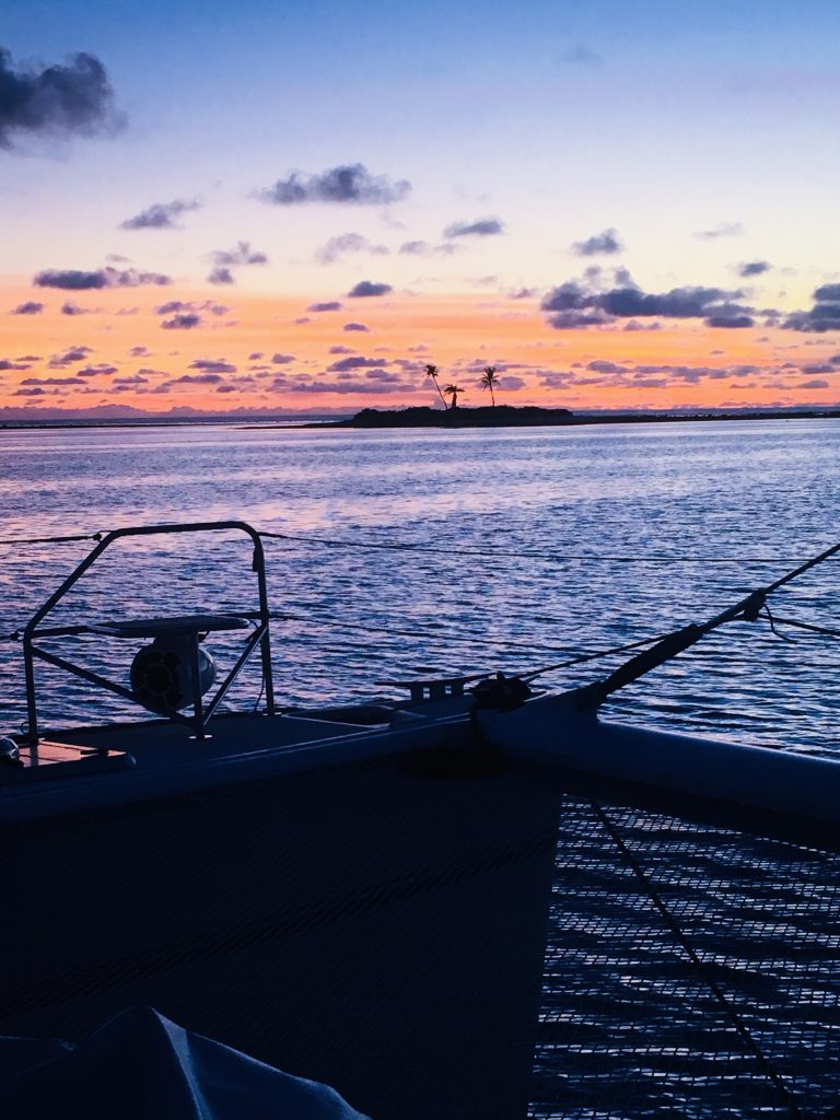 Sunrise at Three Palm Island