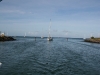 Narrow entrance to Rodney Bay Marina