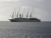 Star clipper about to raise sail