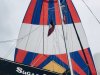 Flying the small spinnaker to Quintero